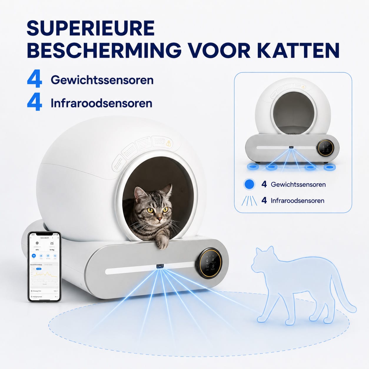 Catomatic X1 sensoren