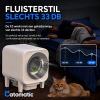 Catomatic X3 geluid Catomatic X3 geluid